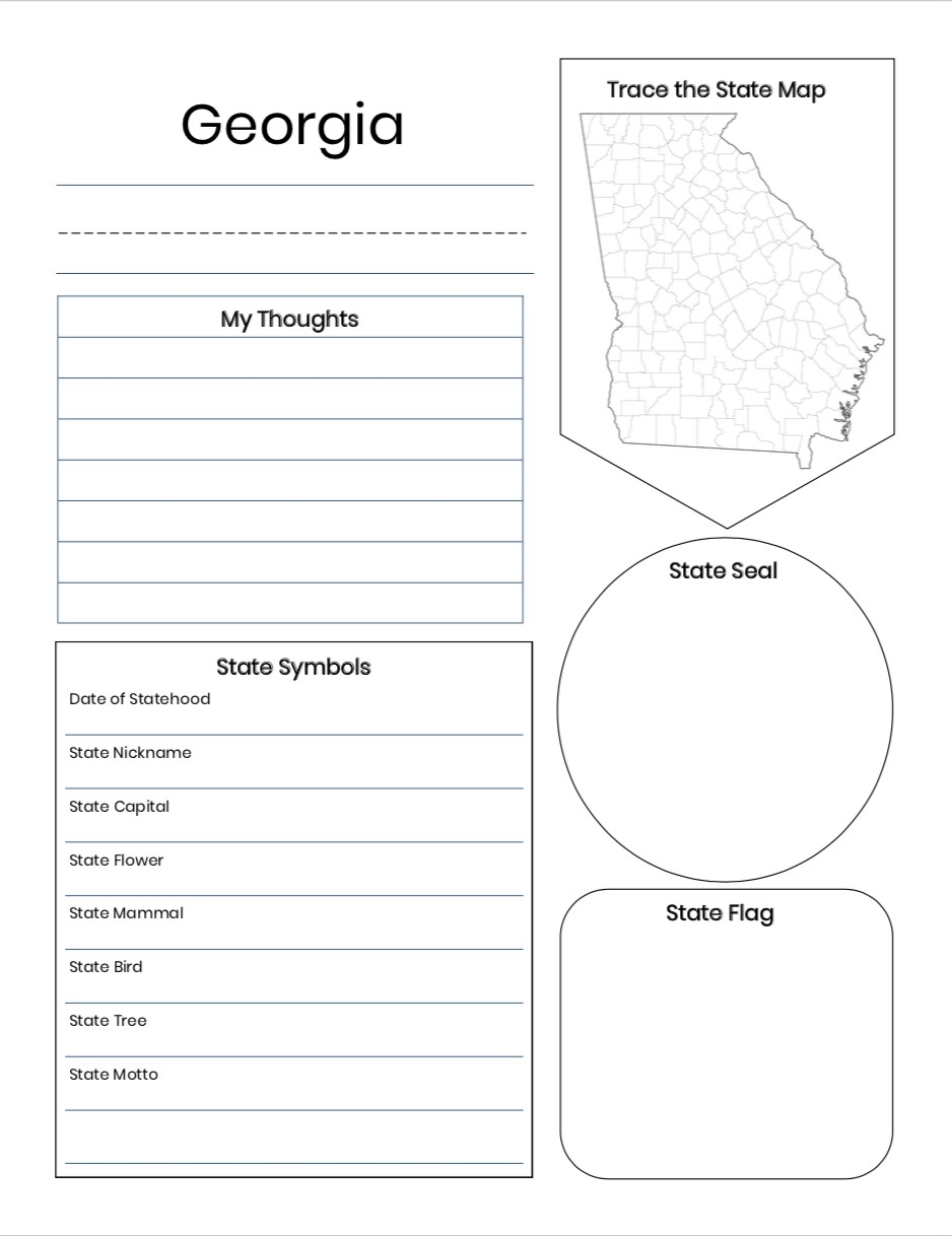50 States Notebooking Pages Great For Research Based Learning 50 States Notebooking Pages Great For Research Based Learning