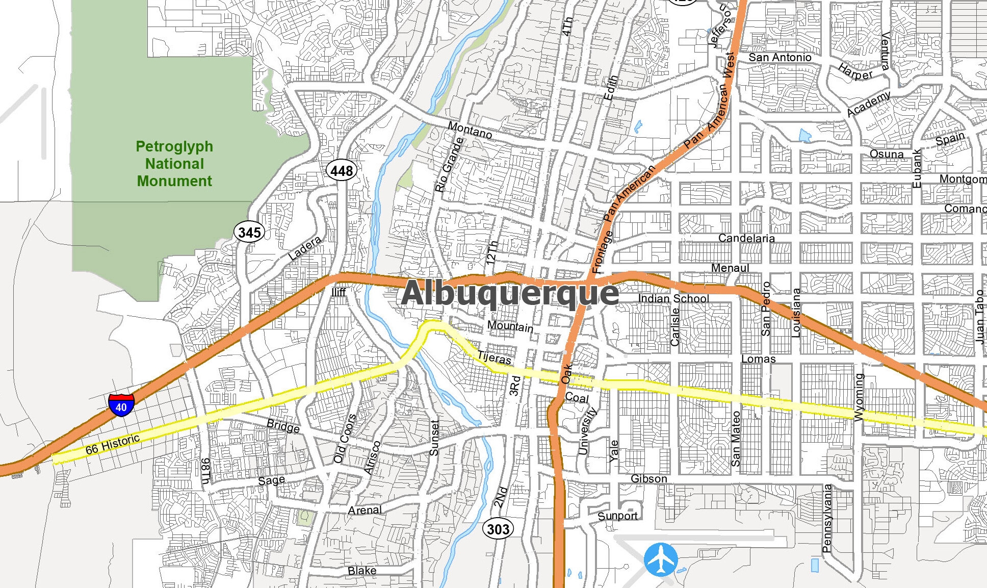 Albuquerque Map New Mexico GIS Geography Albuquerque Map New Mexico GIS Geography