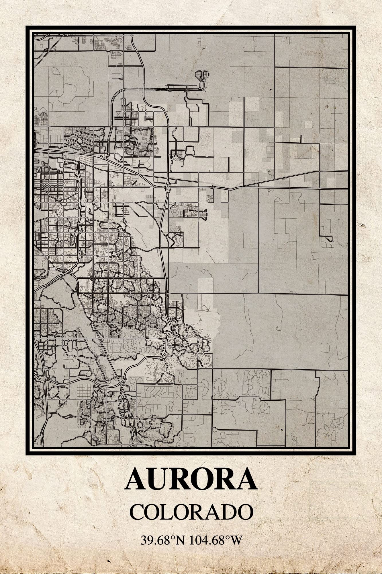 Printable Map Of North Aurora Colorado Printable Map Of North Aurora Colorado