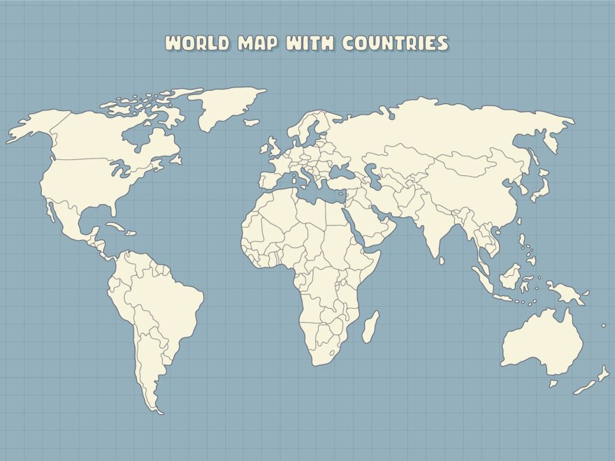 Blank World Maps 10 Free PDF Printables Printablee