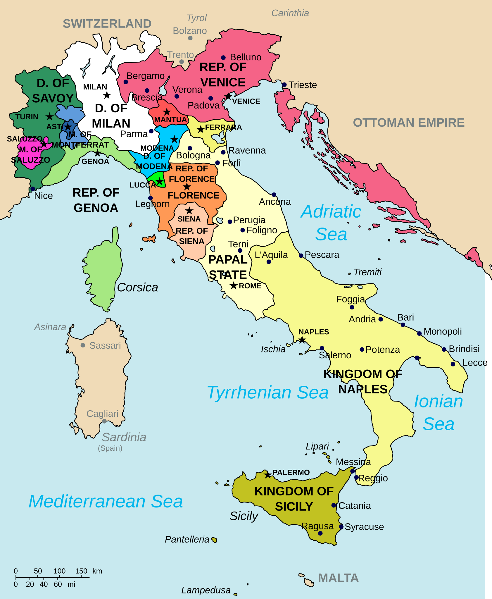 Printable Map Of Italy In Englsih Printable Map Of Italy In Englsih