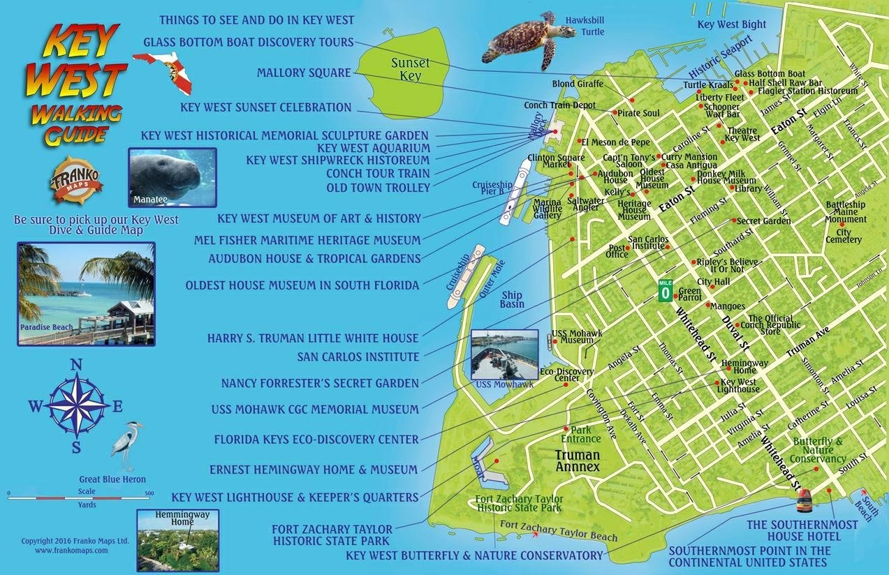 Key West Florida Walking Guide Card Franko Maps Ltd 9781601905185 Amazon Books Key West Florida Walking Guide Card Franko Maps Ltd 9781601905185 Amazon Books
