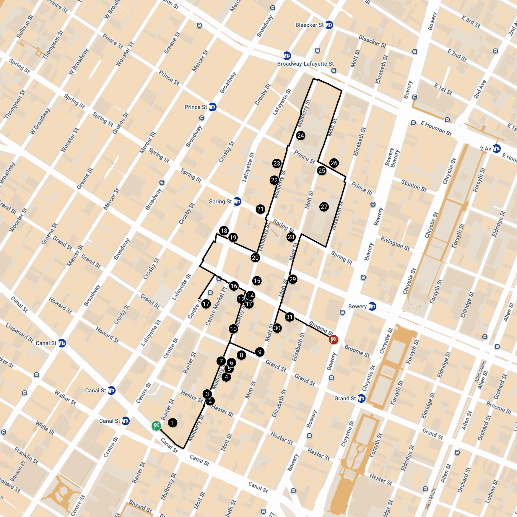 Printable Map Little Italy Nyc Printable Map Little Italy Nyc
