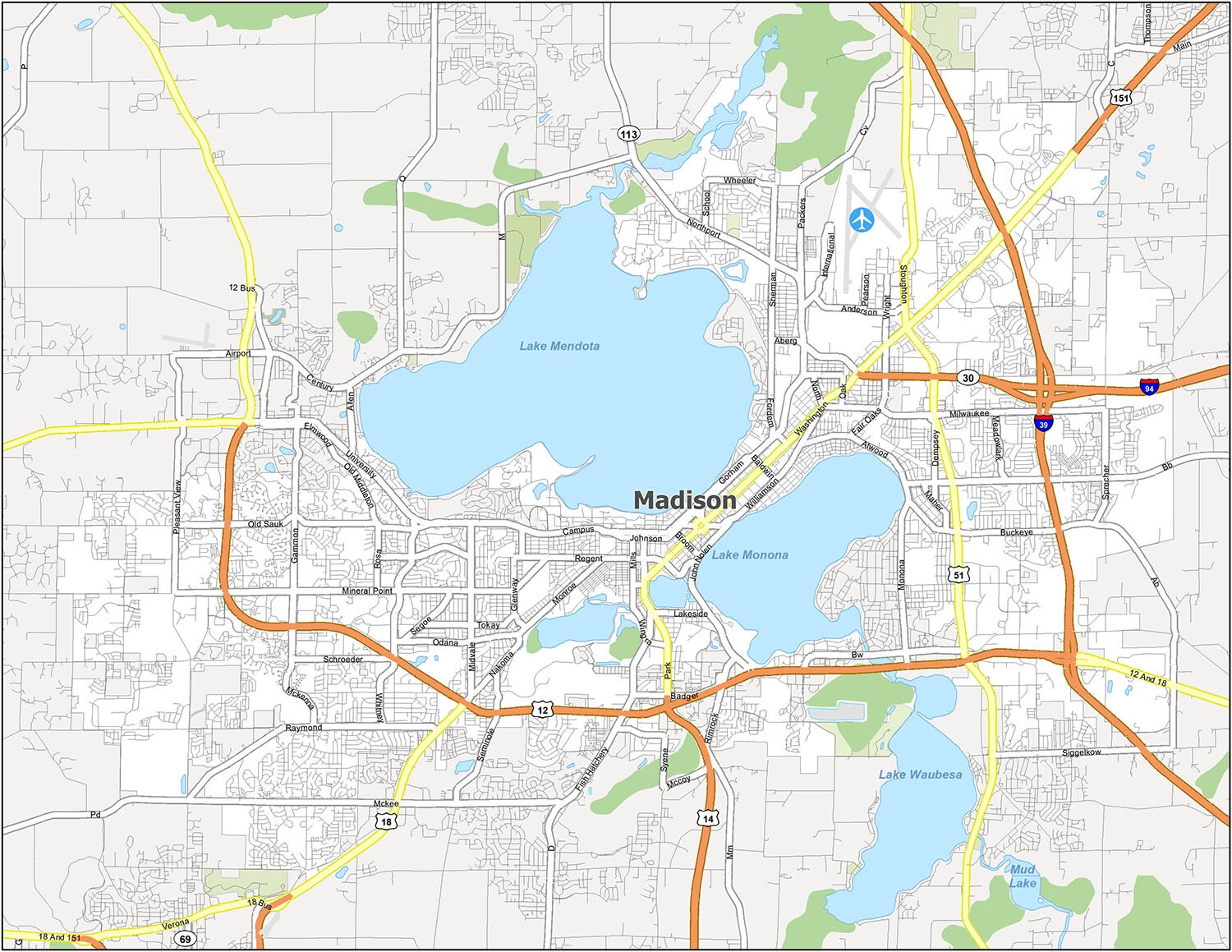 Madison Wisconsin Map GIS Geography Madison Wisconsin Map GIS Geography