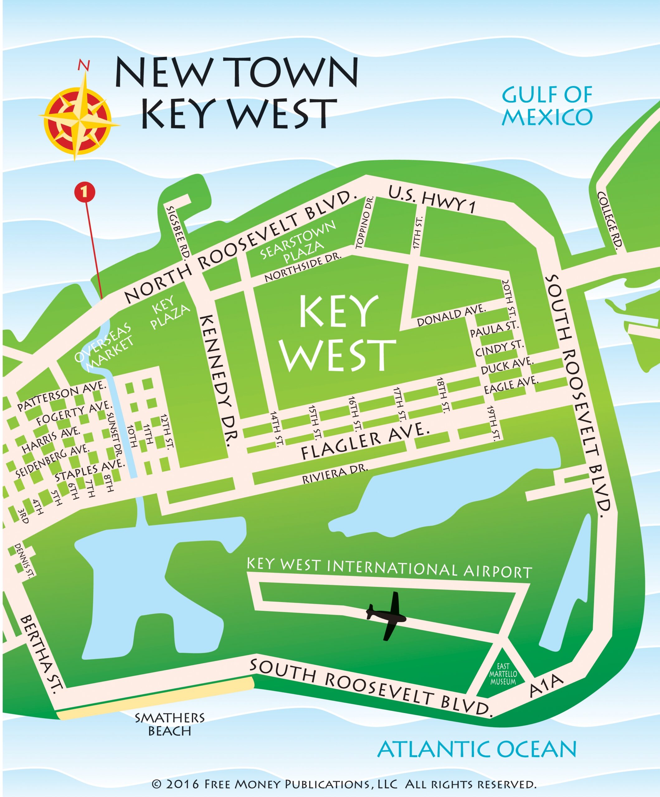 Printable Map Key West Florida Printable Map Key West Florida