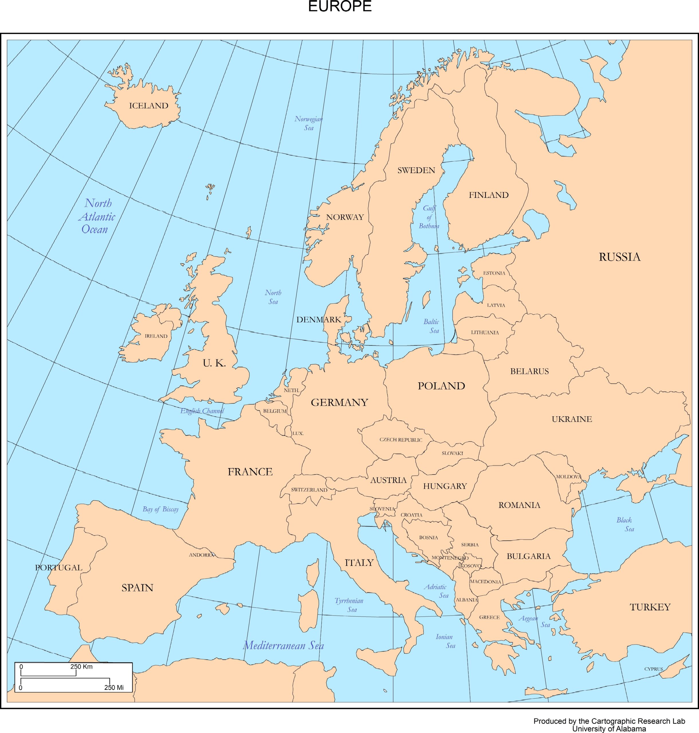Maps Of Europe Maps Of Europe