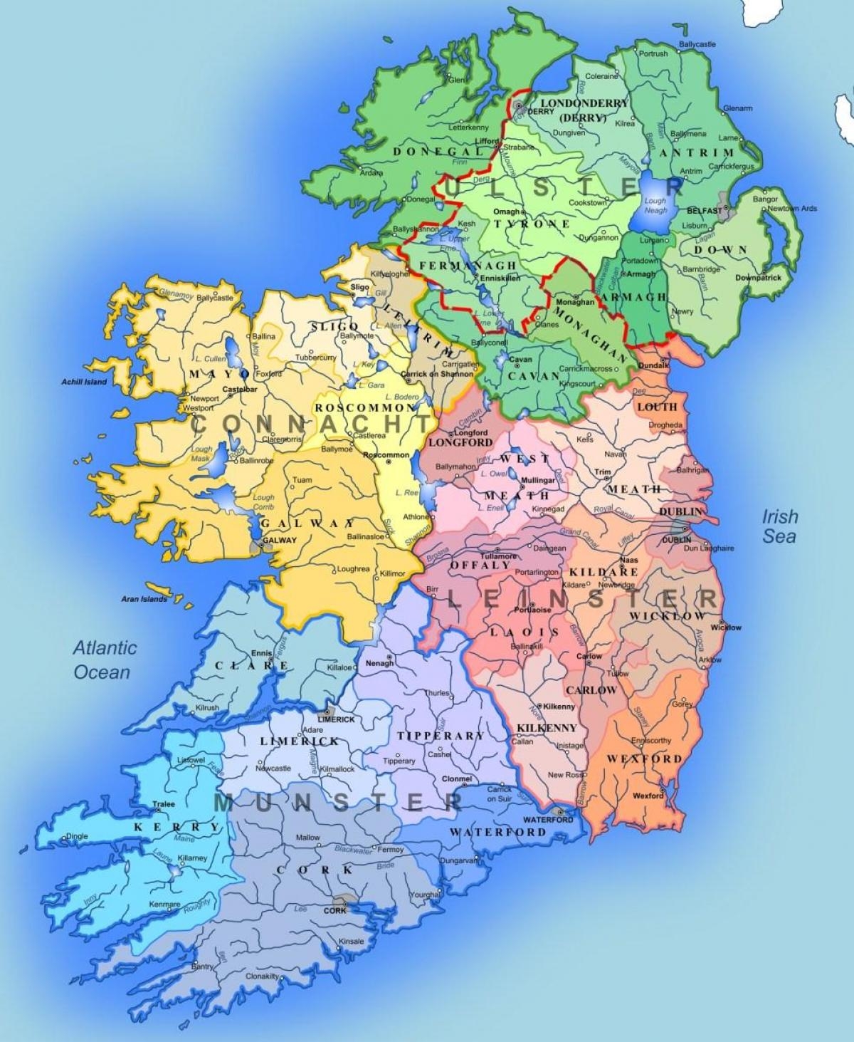 Printable Map Of Ireland For Kids Printable Map Of Ireland For Kids