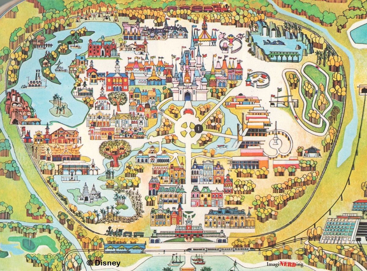 Printable Map Magic Kingdom Wdw