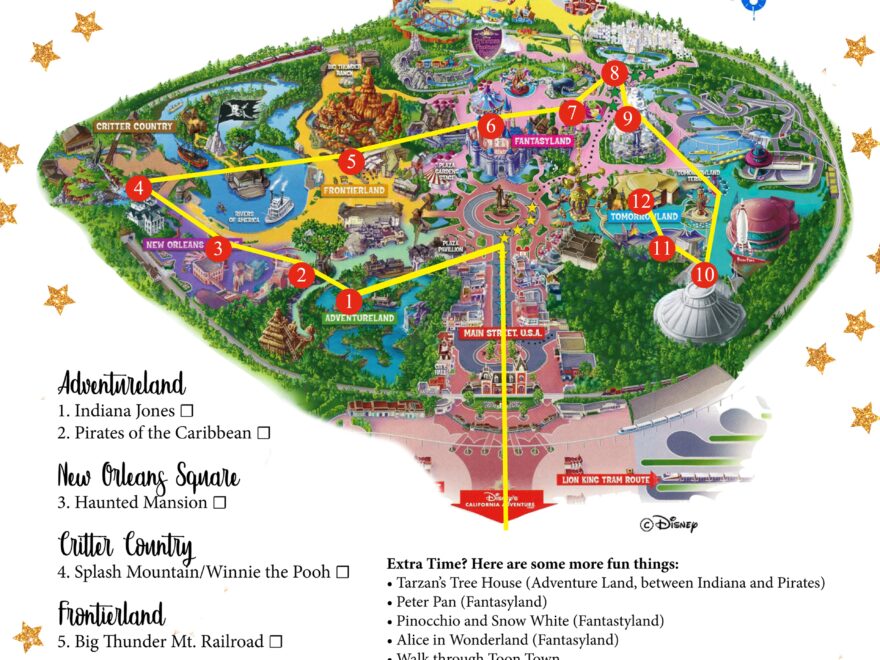 1 Day In Disneyland The Best Route Nicole The Nomad