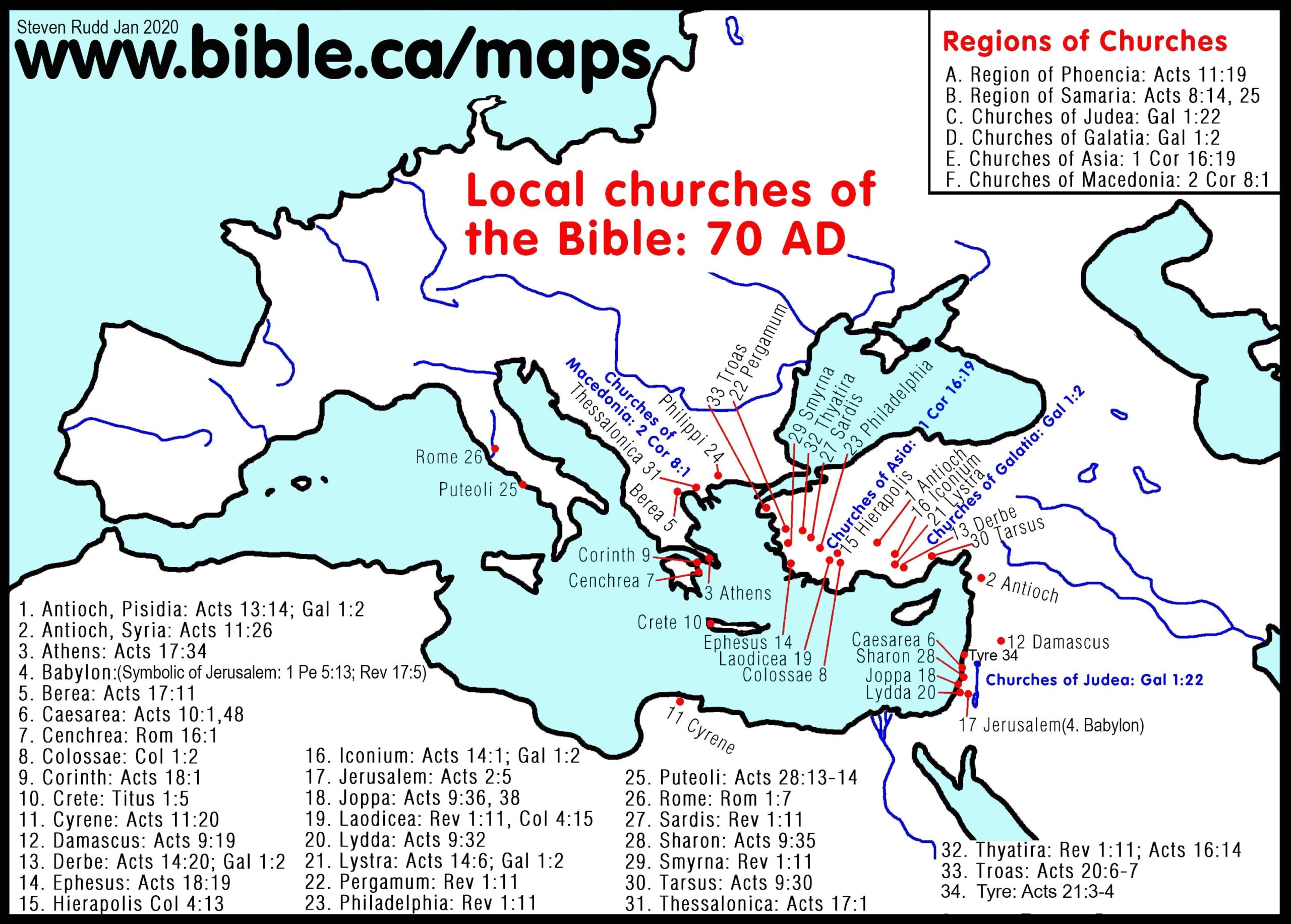 Old Testament Map Printable