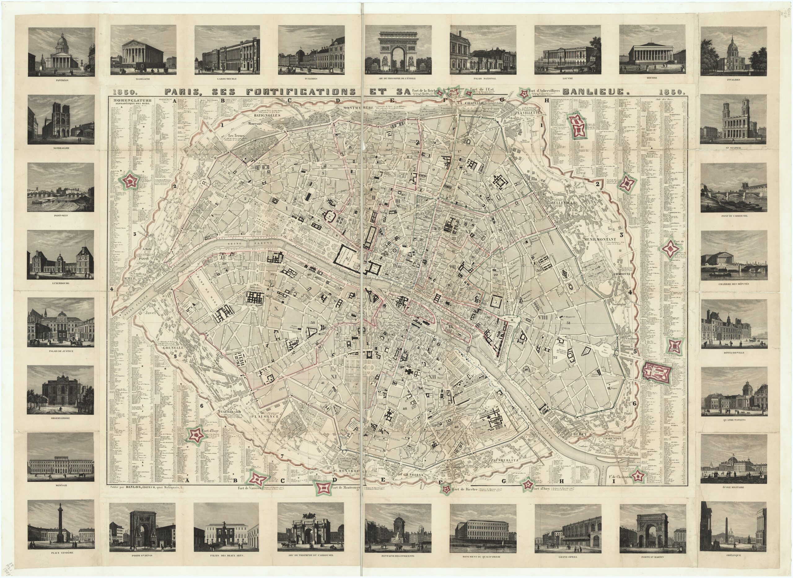 16 Free Old Paris Maps Uncover The Beauty Of Paris Picture Box Blue