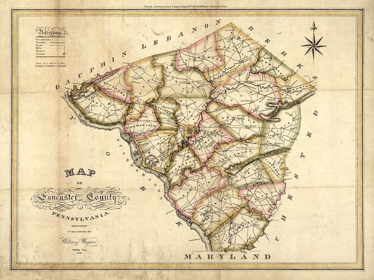 Printable Map Of Lancaster Pa