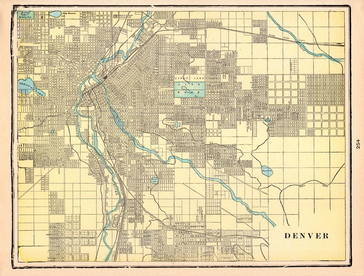 Printable Maps Of Denver Co