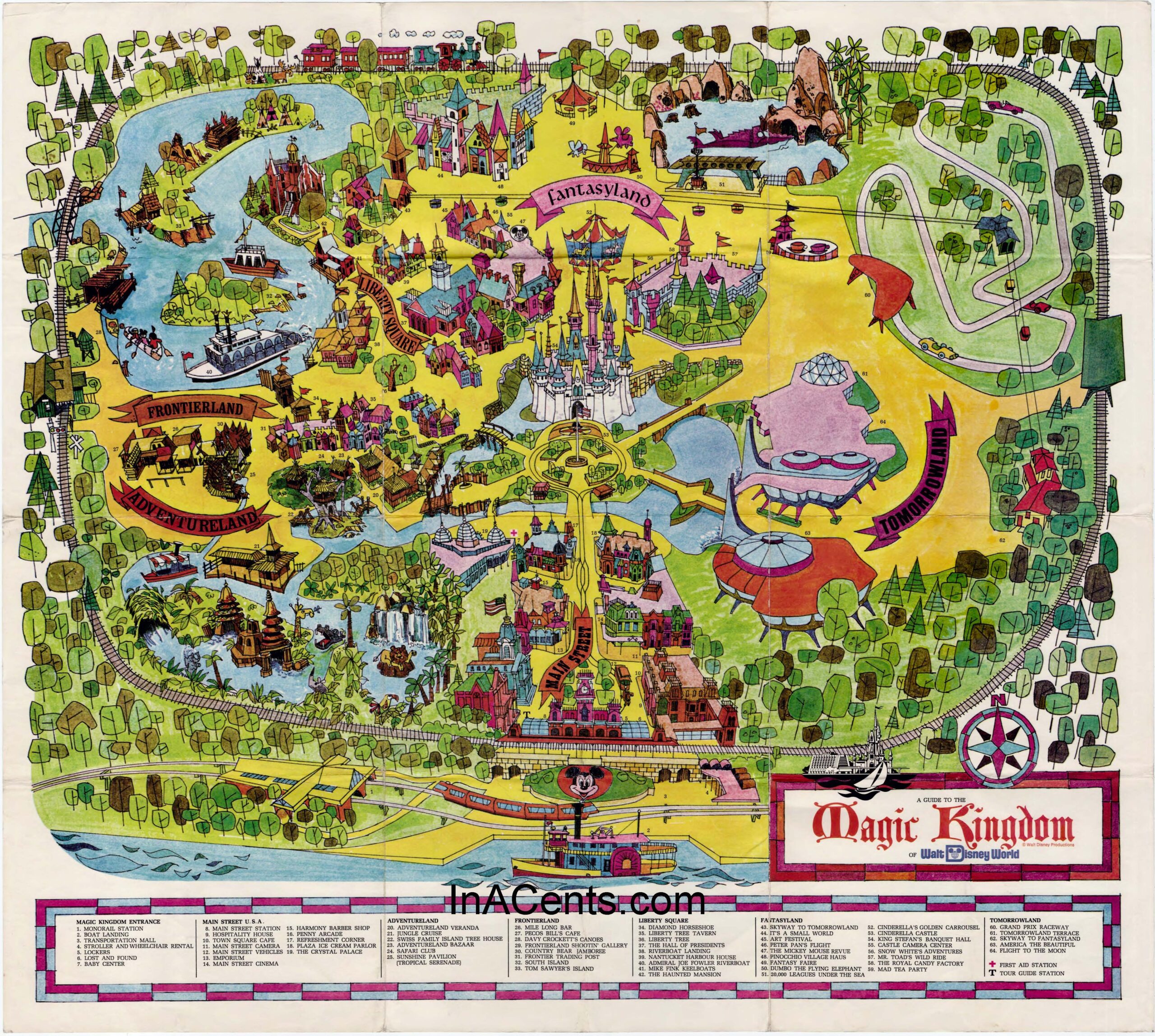 Magic Kingdom Orlando Map Printable
