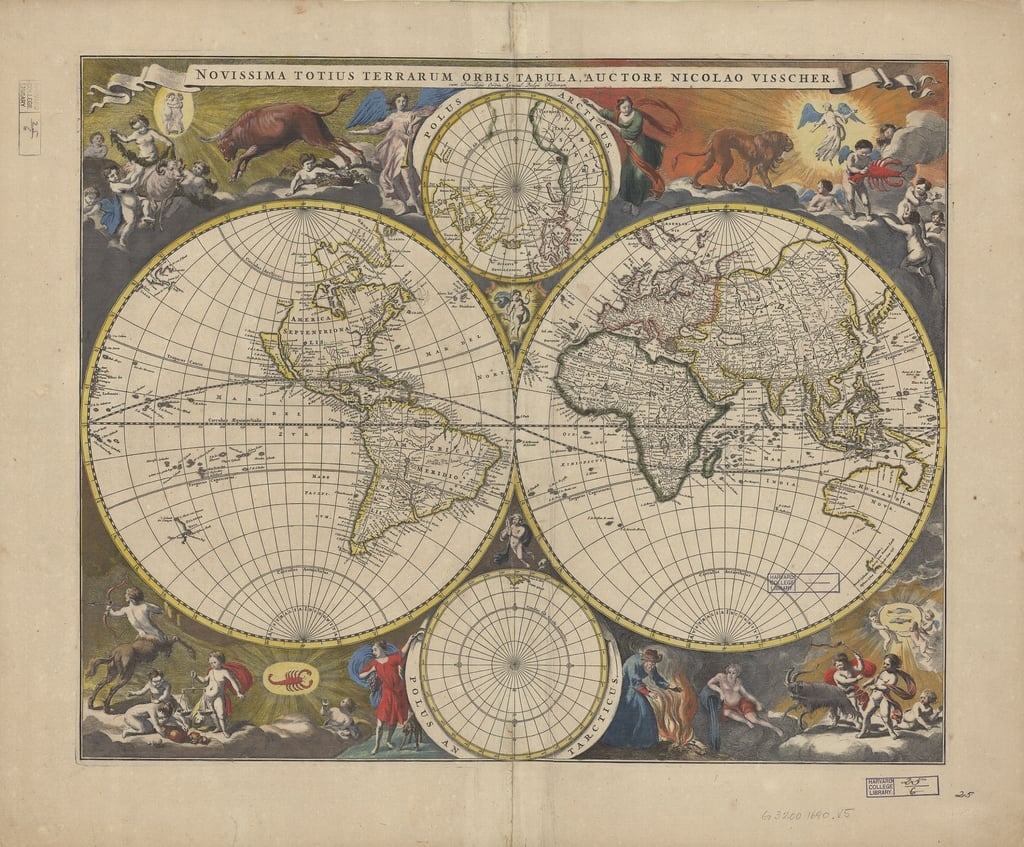 Free Printable Paper World Map