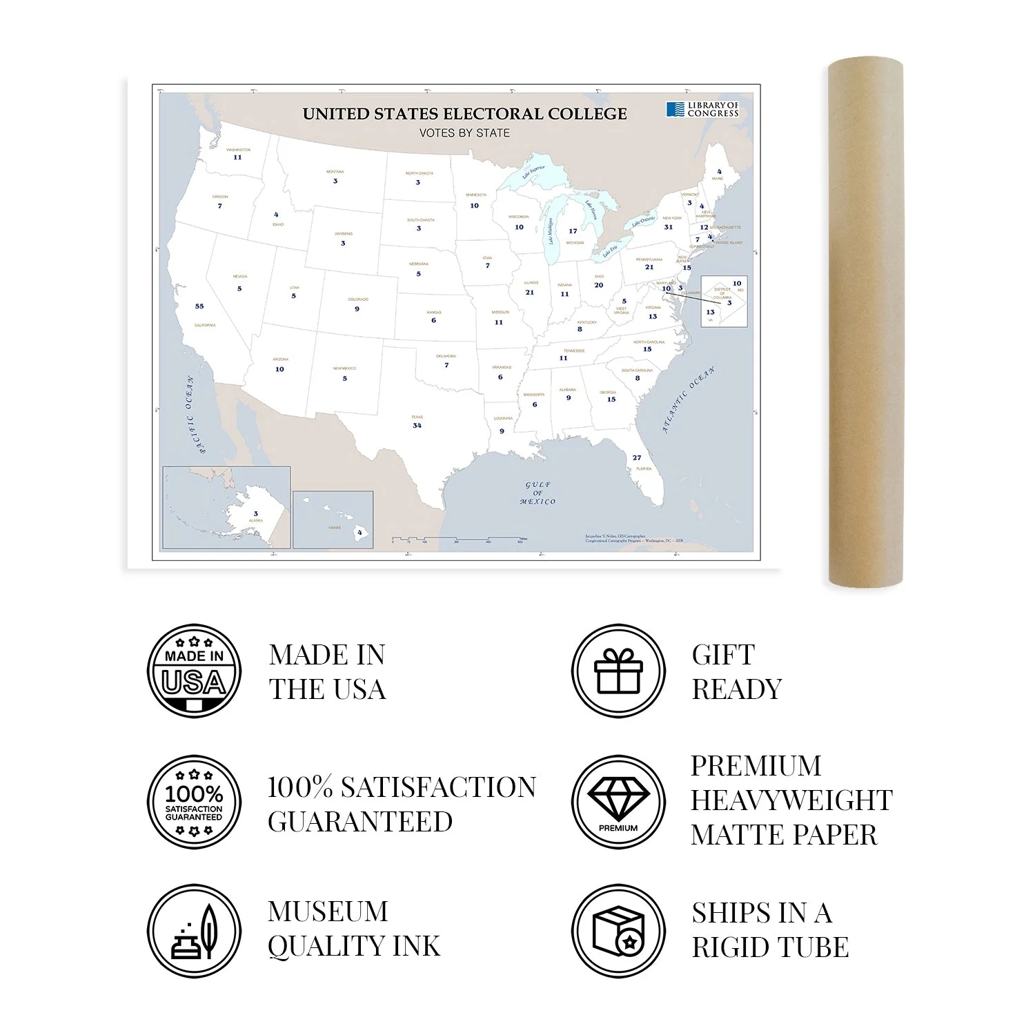 Printable Blank Electoral College Map 2025