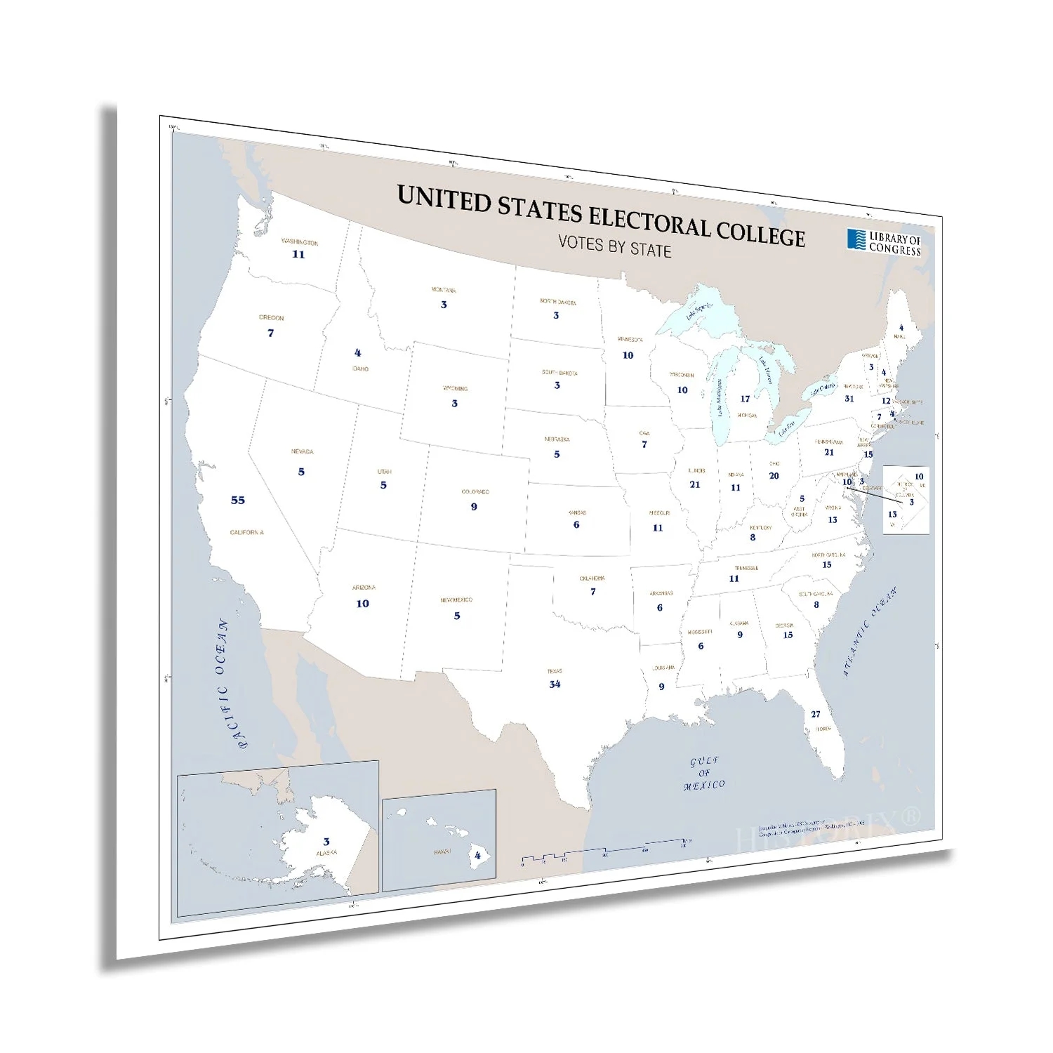 2025 Electoral College Map Printable C-Span