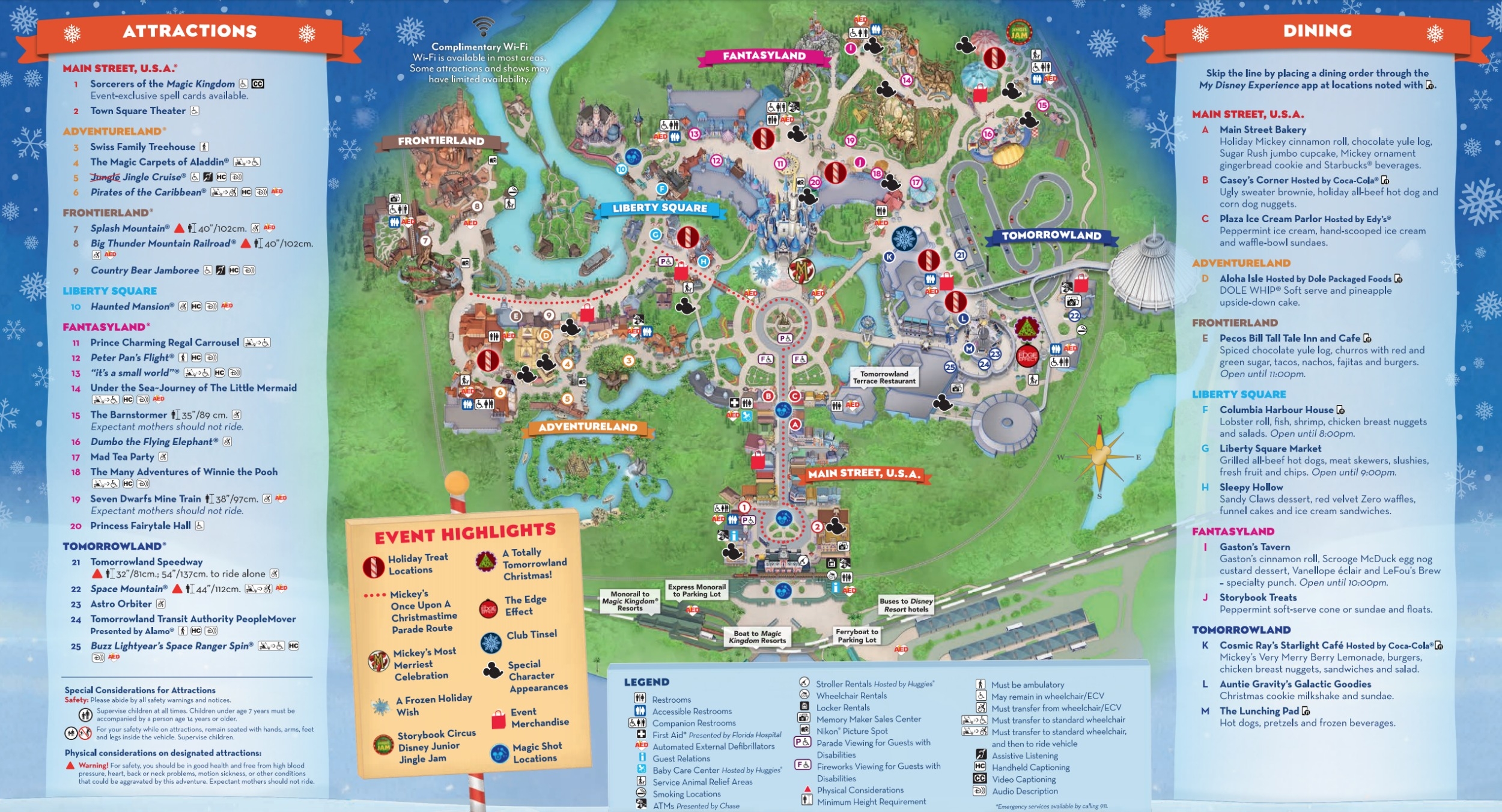 2018 Mickey s Very Merry Christmas Party Complete Guide Map WDW Kingdom