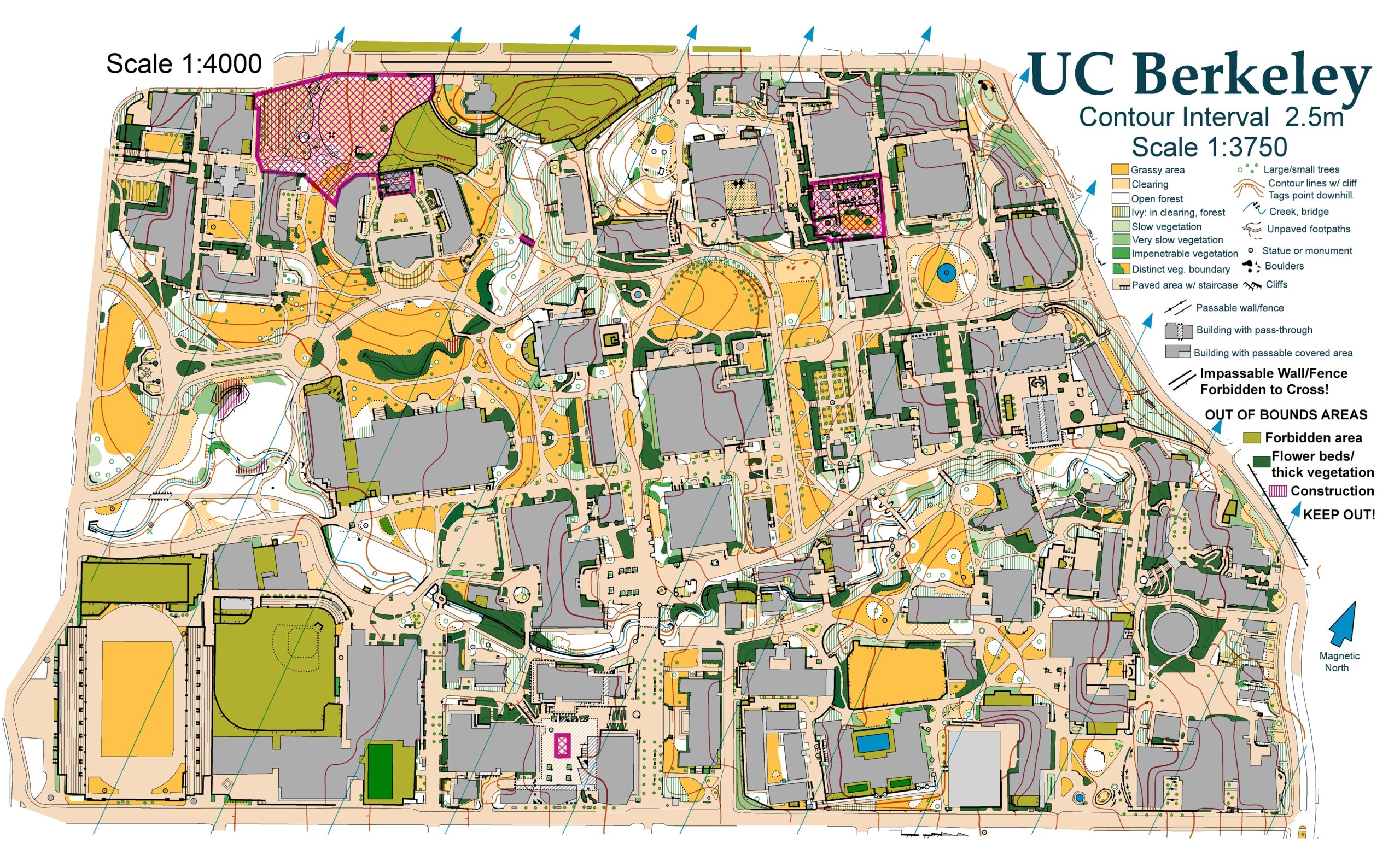 Uc Berkeley Campus Map Printable Uc Berkeley Campus Map Printable