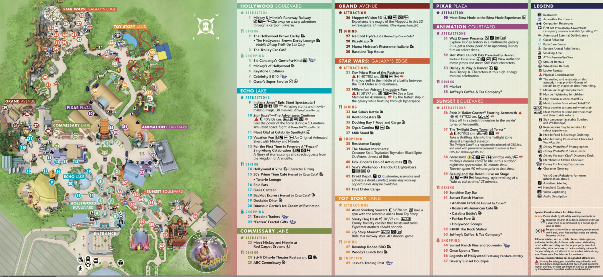 2025 Hollywood Studios Map Walt Disney World WDW Magazine