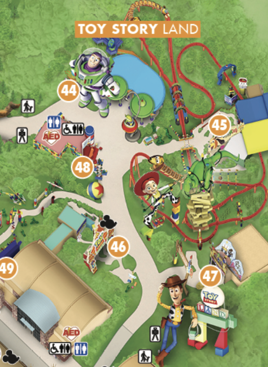 Hollywood Studios Map 2025 Printable