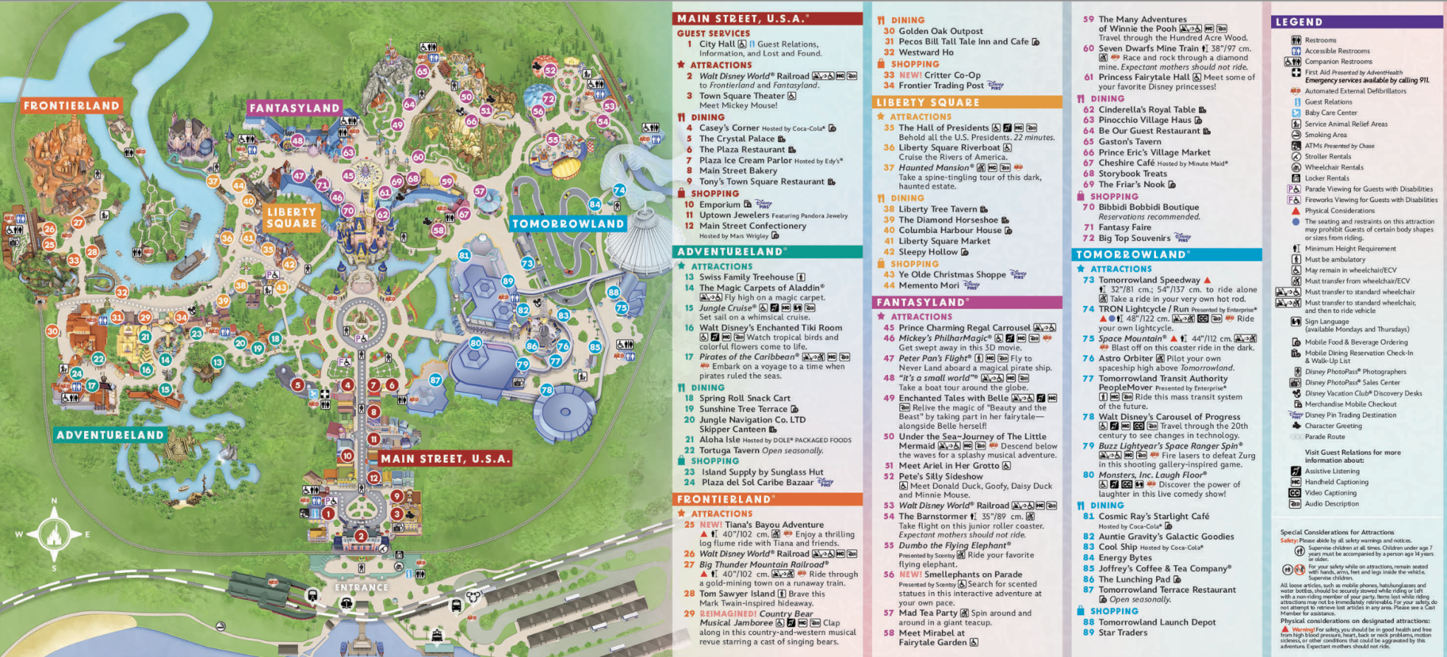 Disneyland Park Map 2025 Printable
