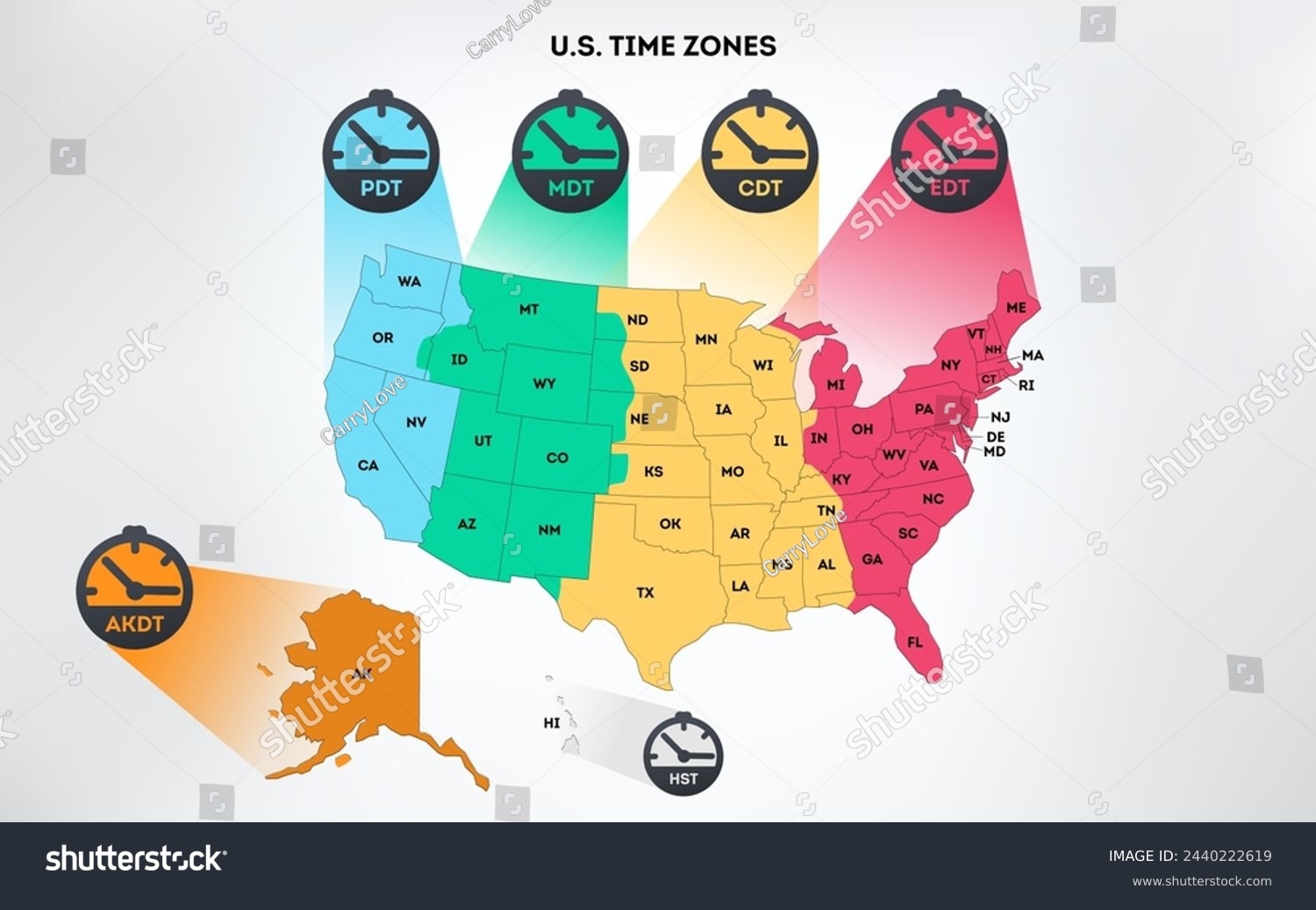 37 Central Time Zone Map Usa Royalty Free Images Stock Photos Pictures Shutterstock