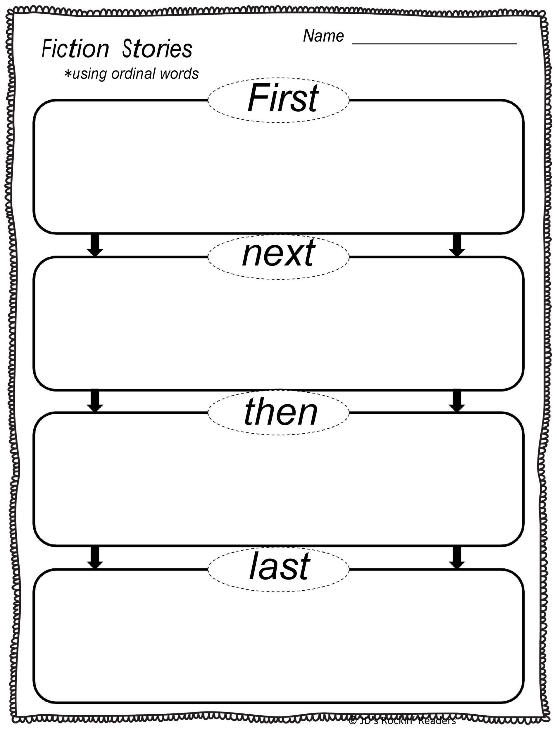 Story Mapping Printable Free