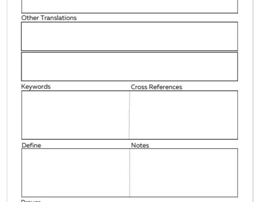 5 Free Printable Bible Study Worksheets For Christian Women