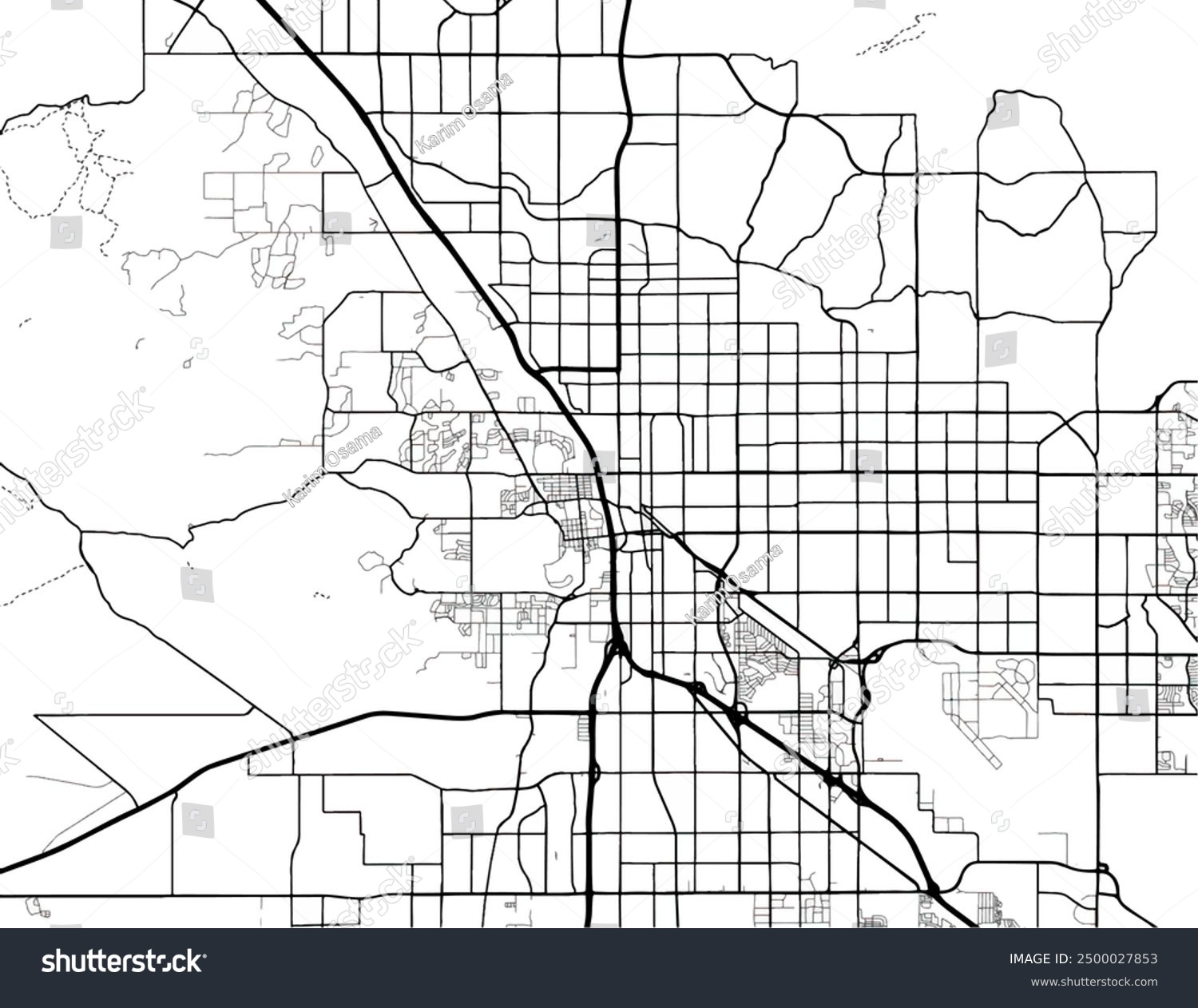 Printable Map Of Tucson Amjor Raods
