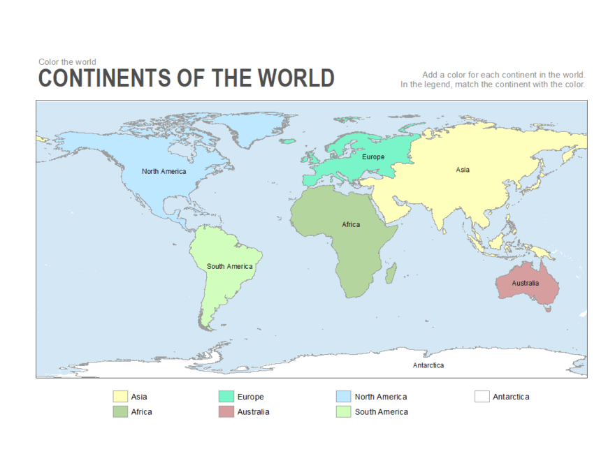 7 Printable Blank Maps For Coloring ALL ESL