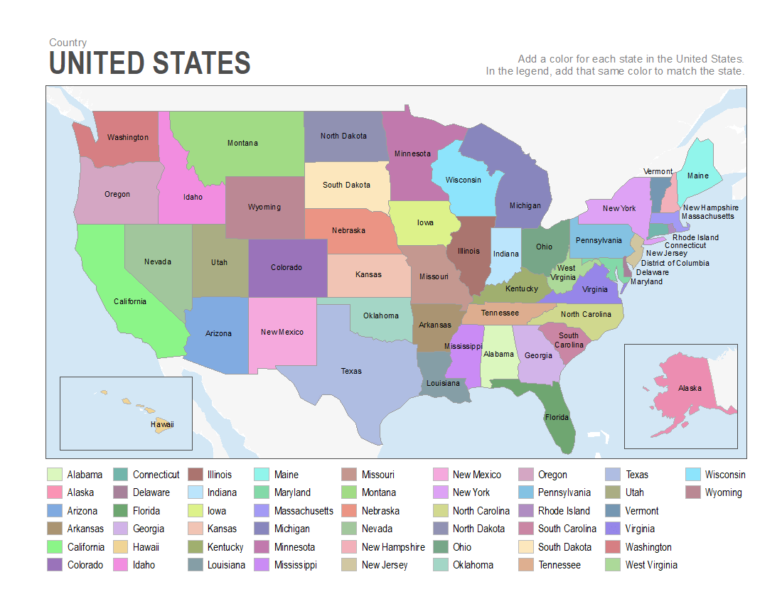 7 Printable Blank Maps For Coloring ALL ESL