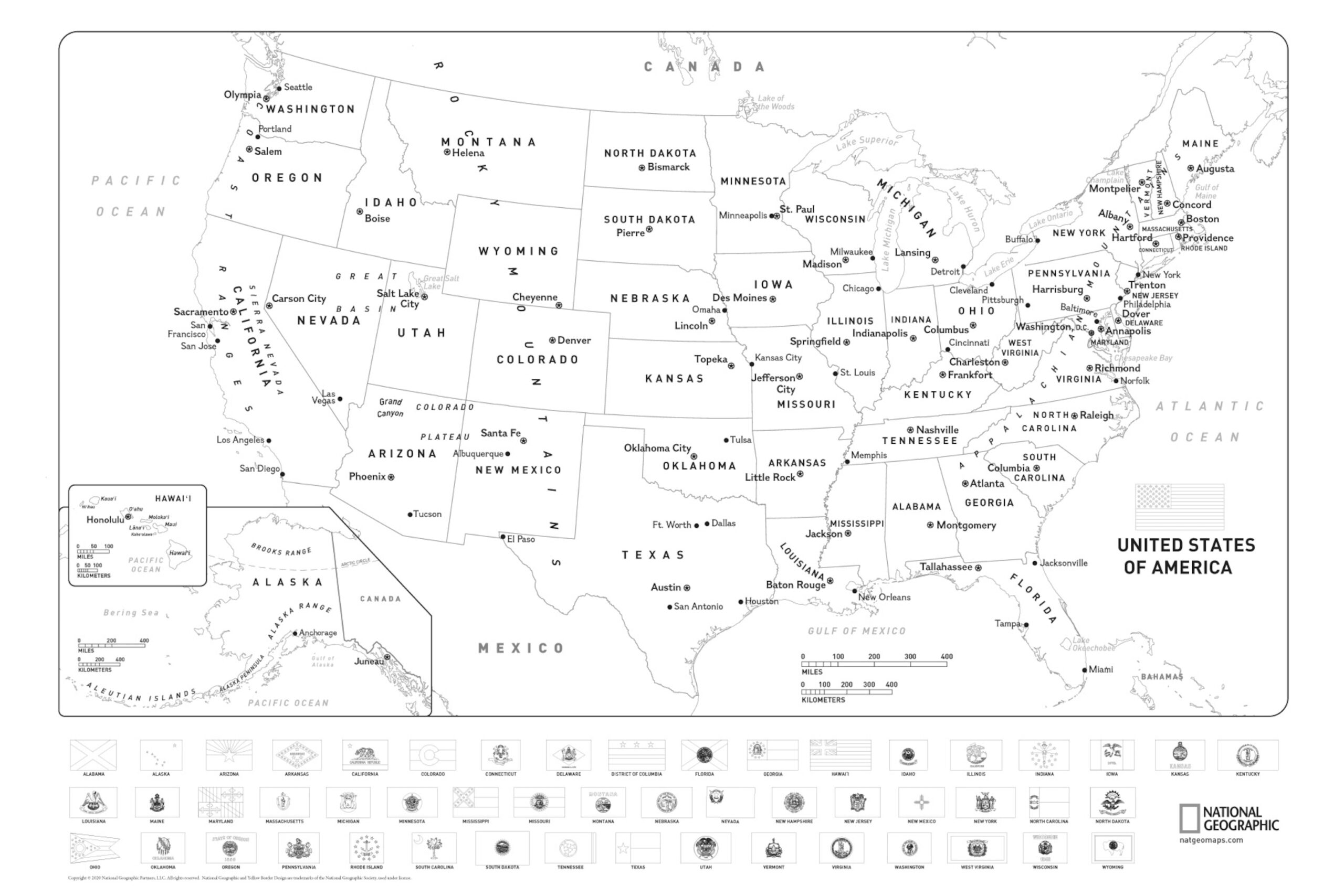 7 Printable Blank Maps For Coloring ALL ESL Worksheets Library
