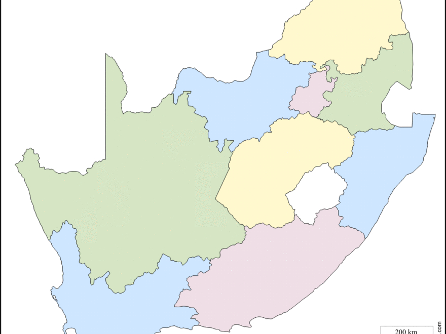7 Skool Take Ideas South Africa Map African Map Africa Map