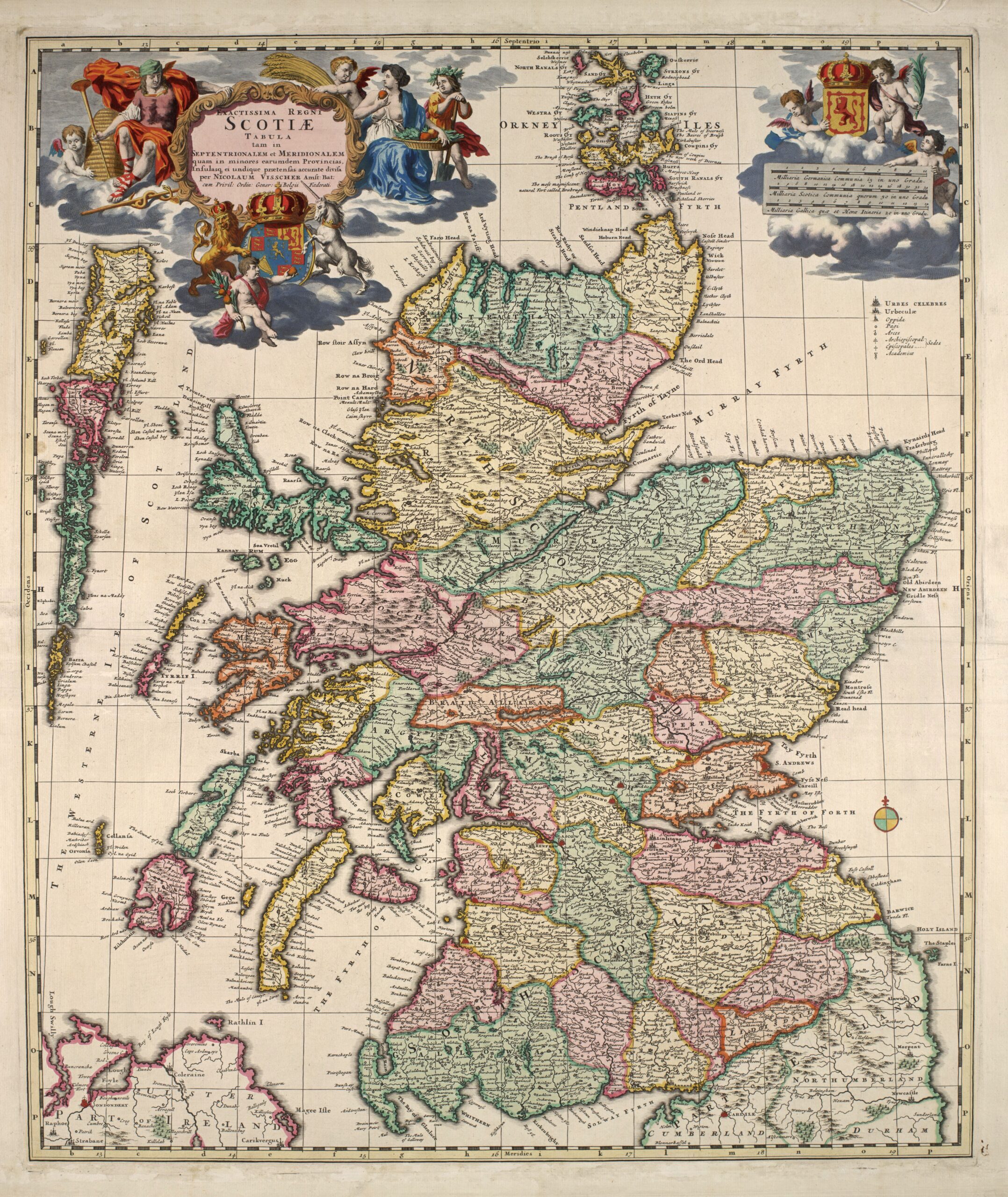 Free Printable Scotland Map