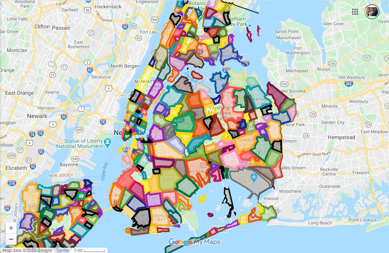 Printable Maps Of New York With Interests