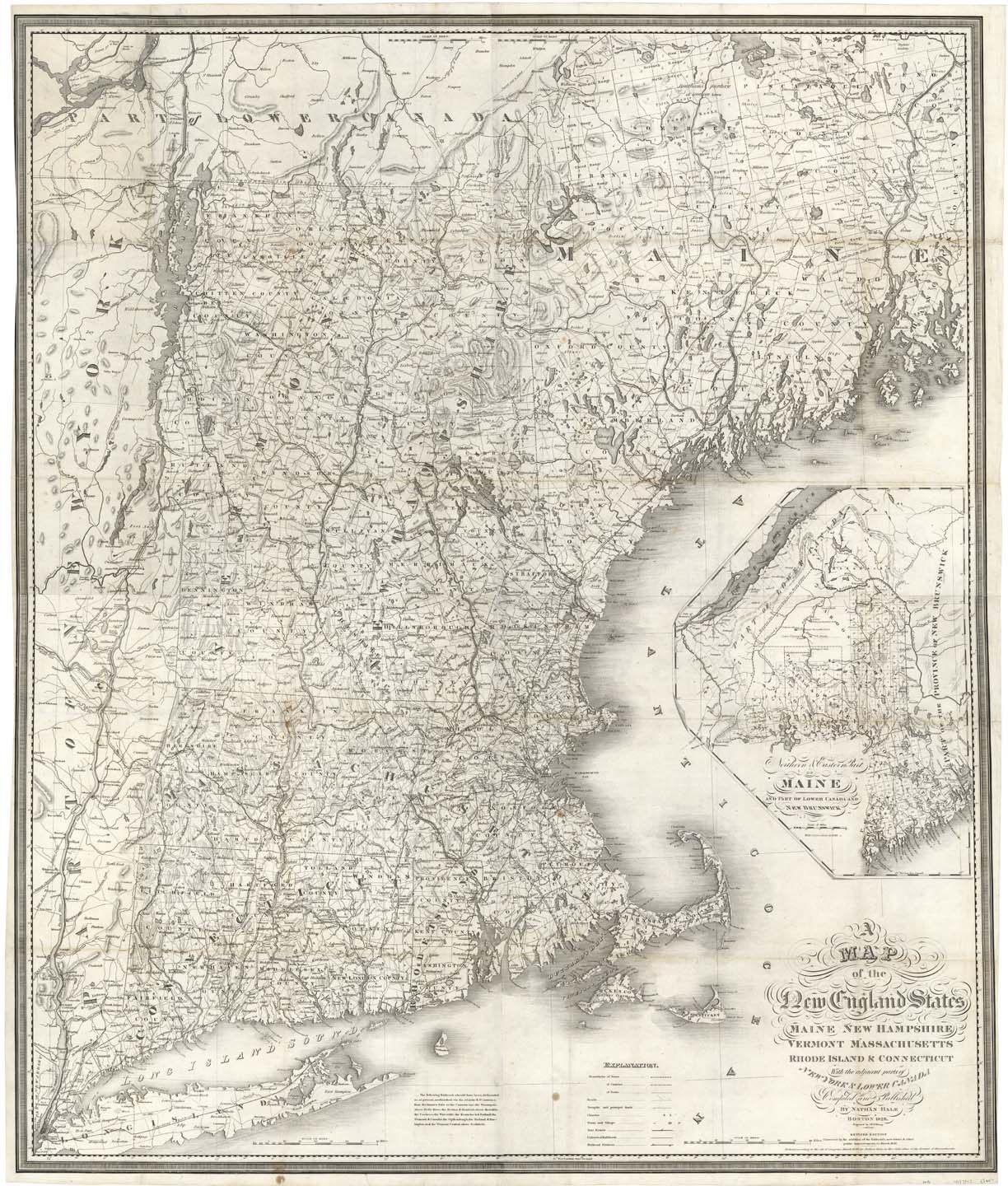 New England Map Printable