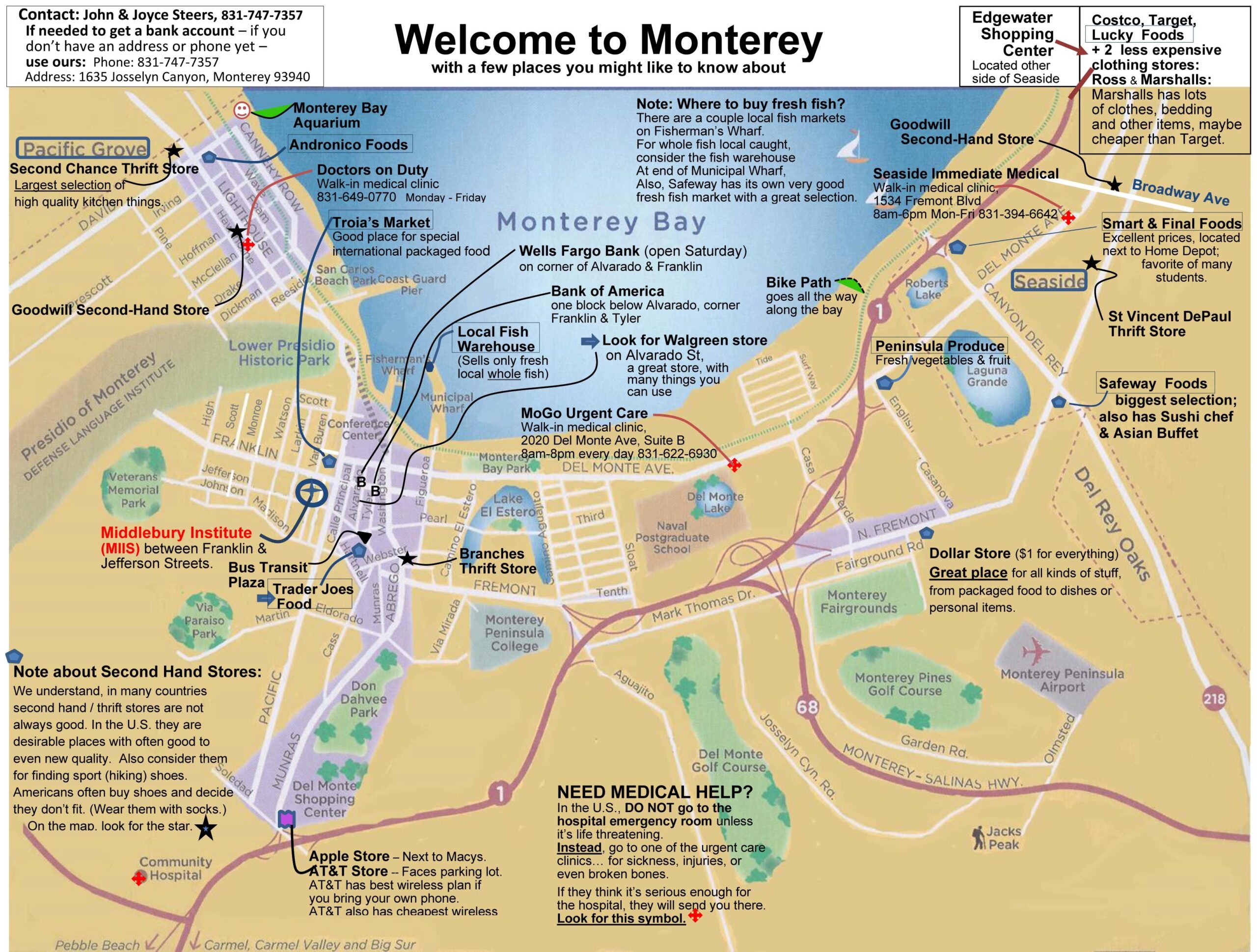A Special Map Of Monterey To Print ISI Monterey