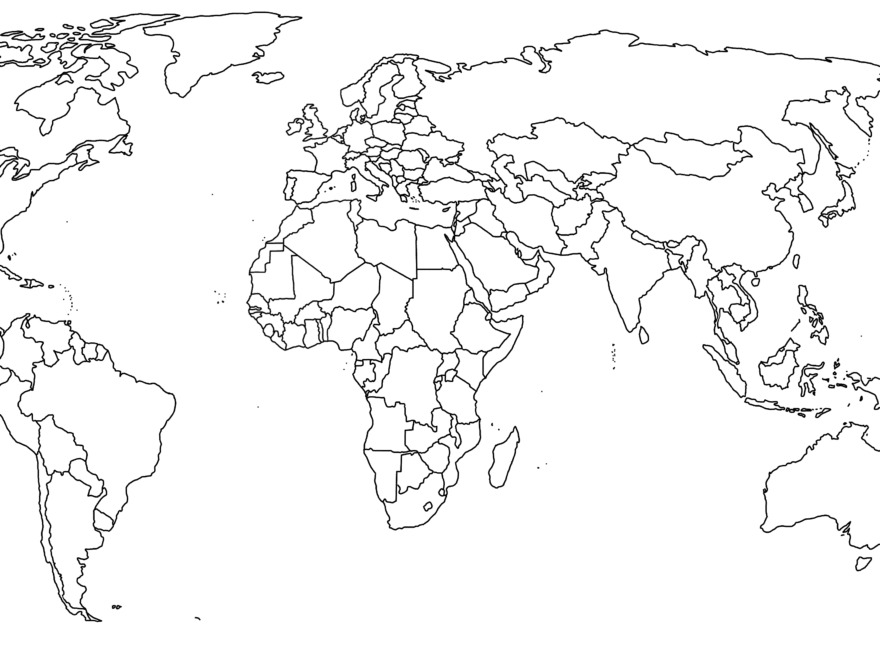 Africa Map Coloring Page World Map Coloring Page Kids Coloring Coloring Nation Pages