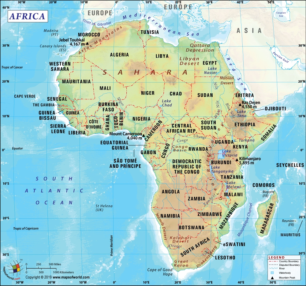 Africa Map Map Of Africa Explore Africa s Countries And More