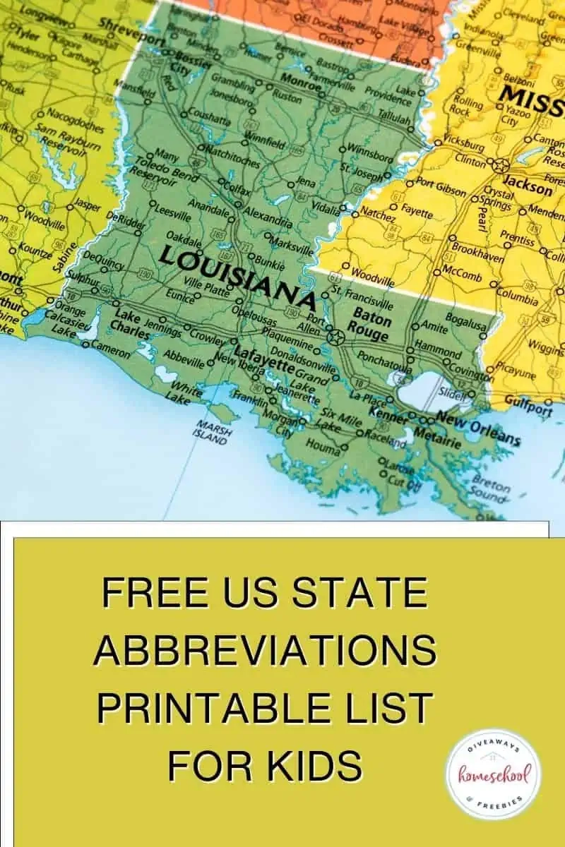 State Map For Kids Free Printable