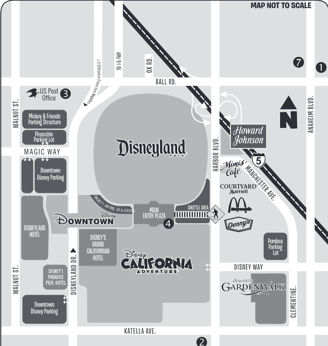 All Disneyland Resort Maps California Printable PDFs 