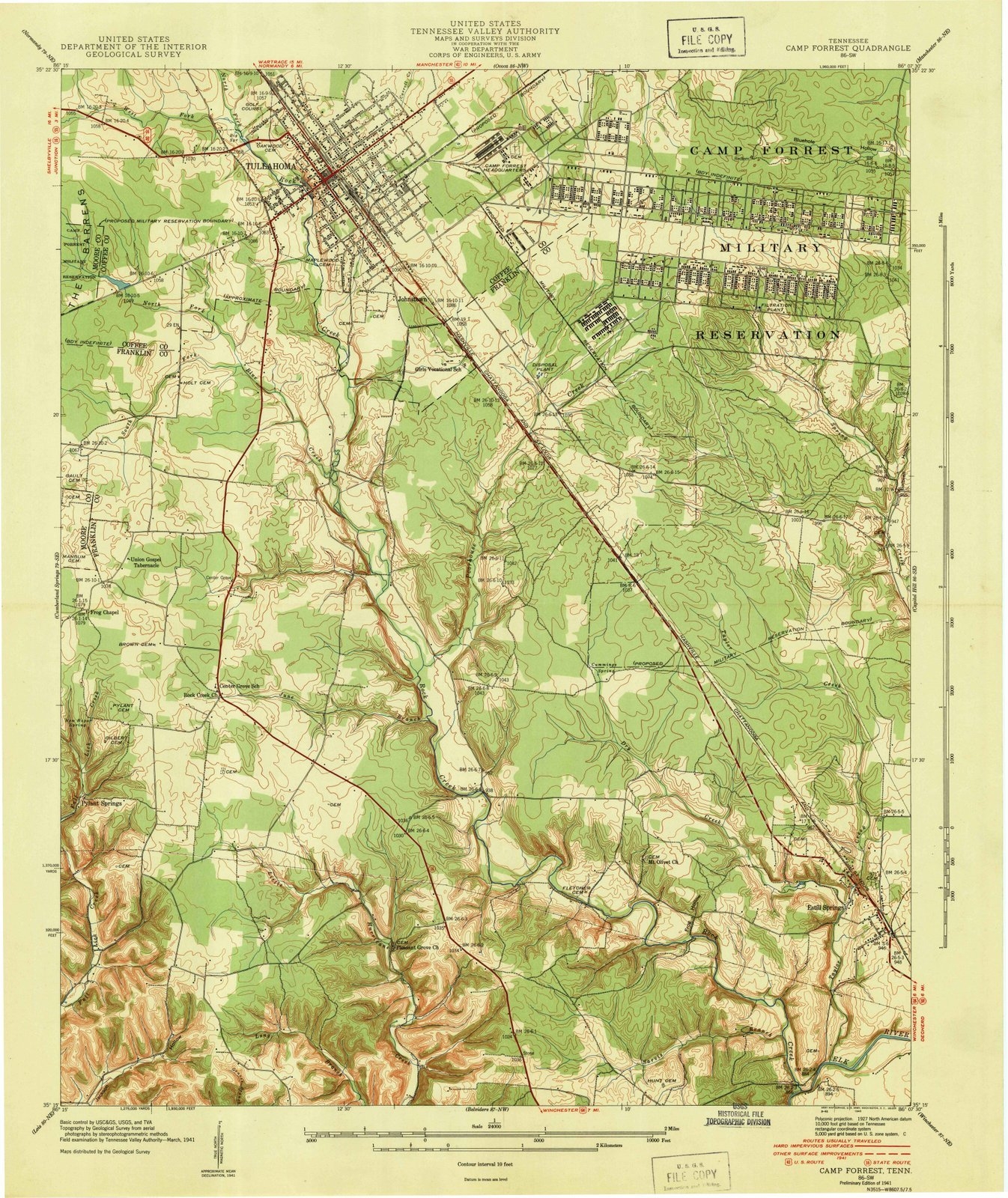 Usgs Topo Map Printable Free! Tennessee