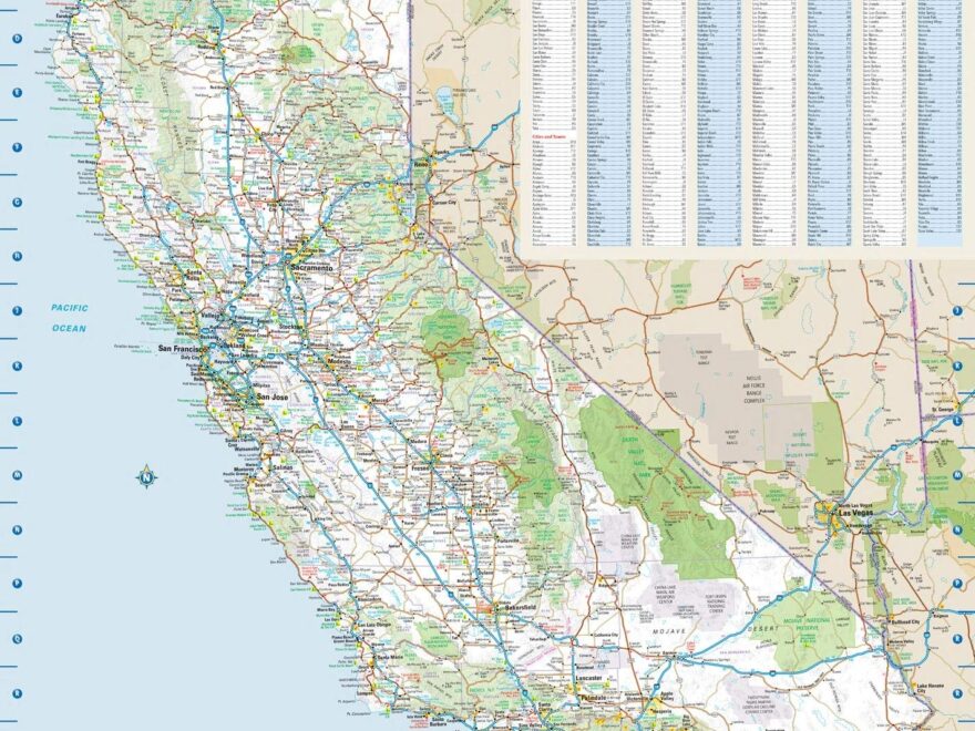 Amazon California State Wall Map 19 75 X 23 75 Paper Office Products