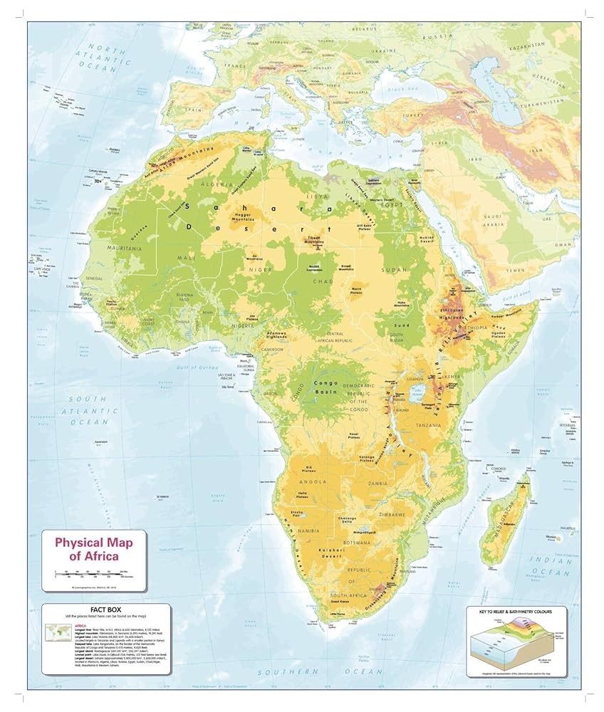 Printable Map Africa Kids Printable Map Africa Kids