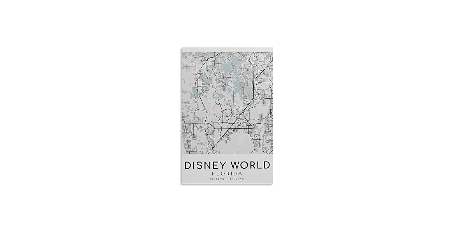 Printable Disney World Maps Black And White