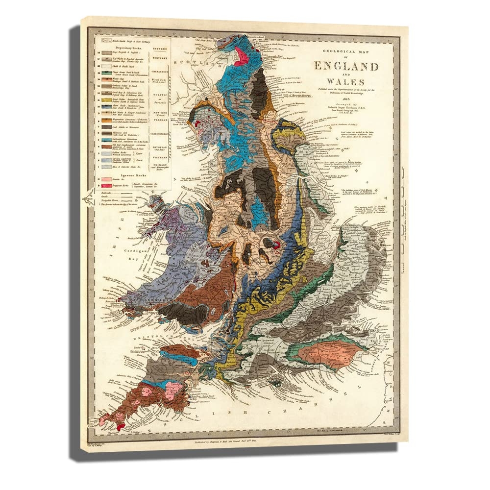 Printable Wall Map England And Wales