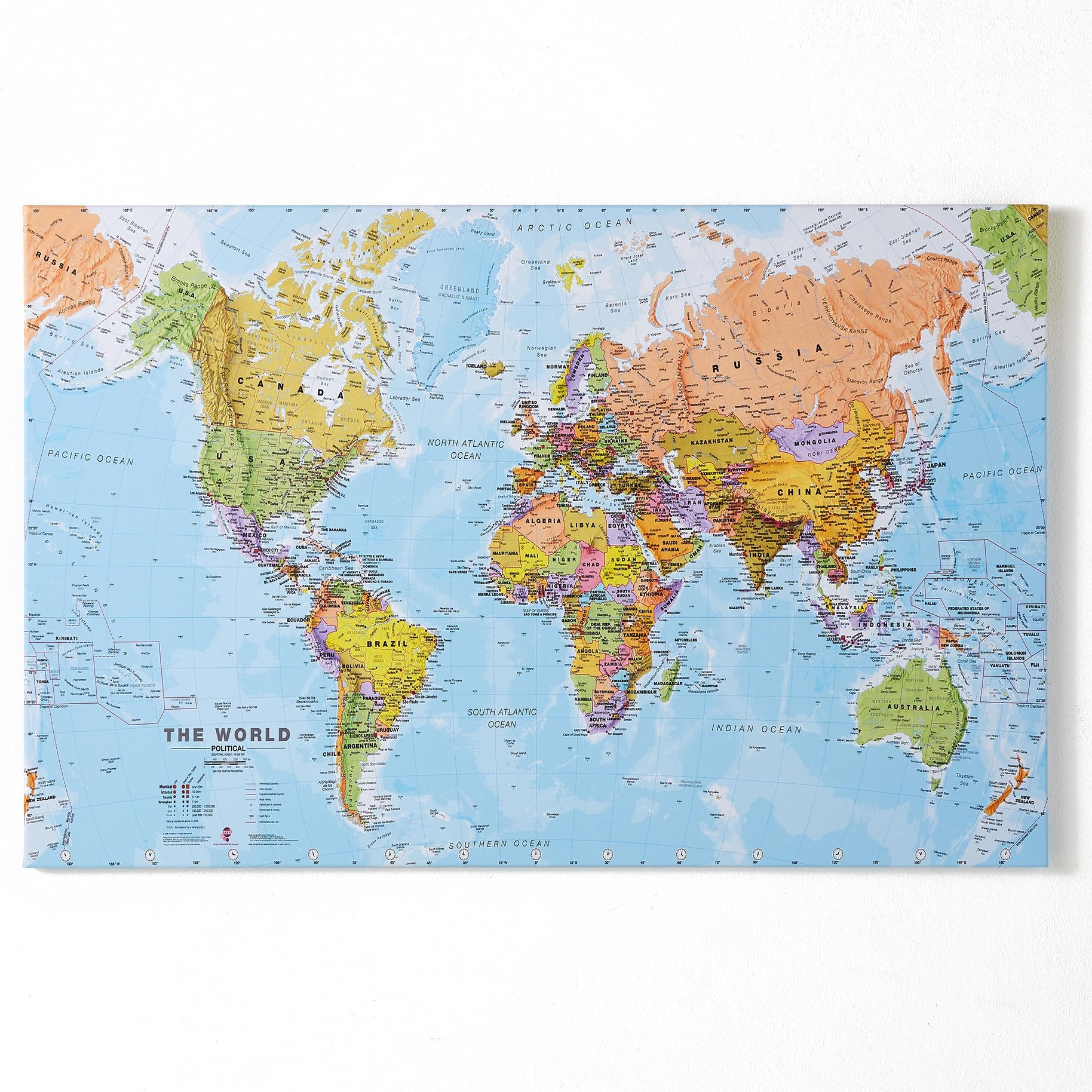 Printable Political World Map