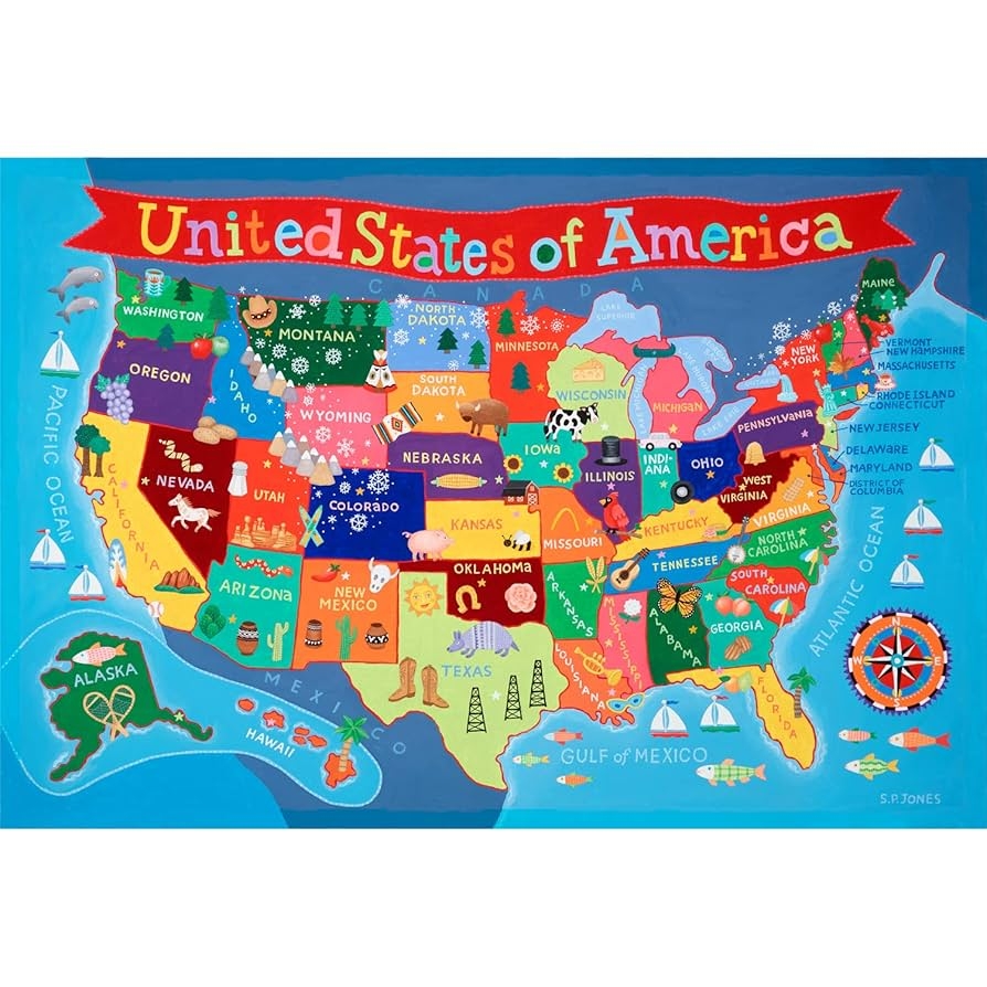 Amazon United States MAP For Kids Office Products
