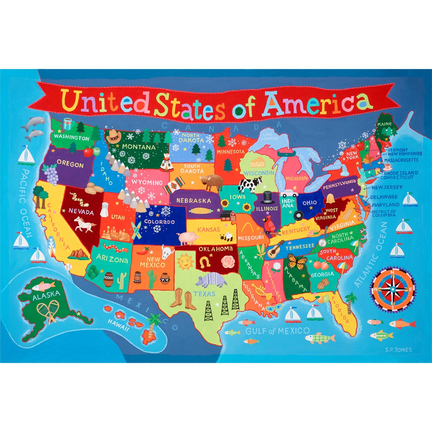 Amazon United States MAP For Kids Office Products